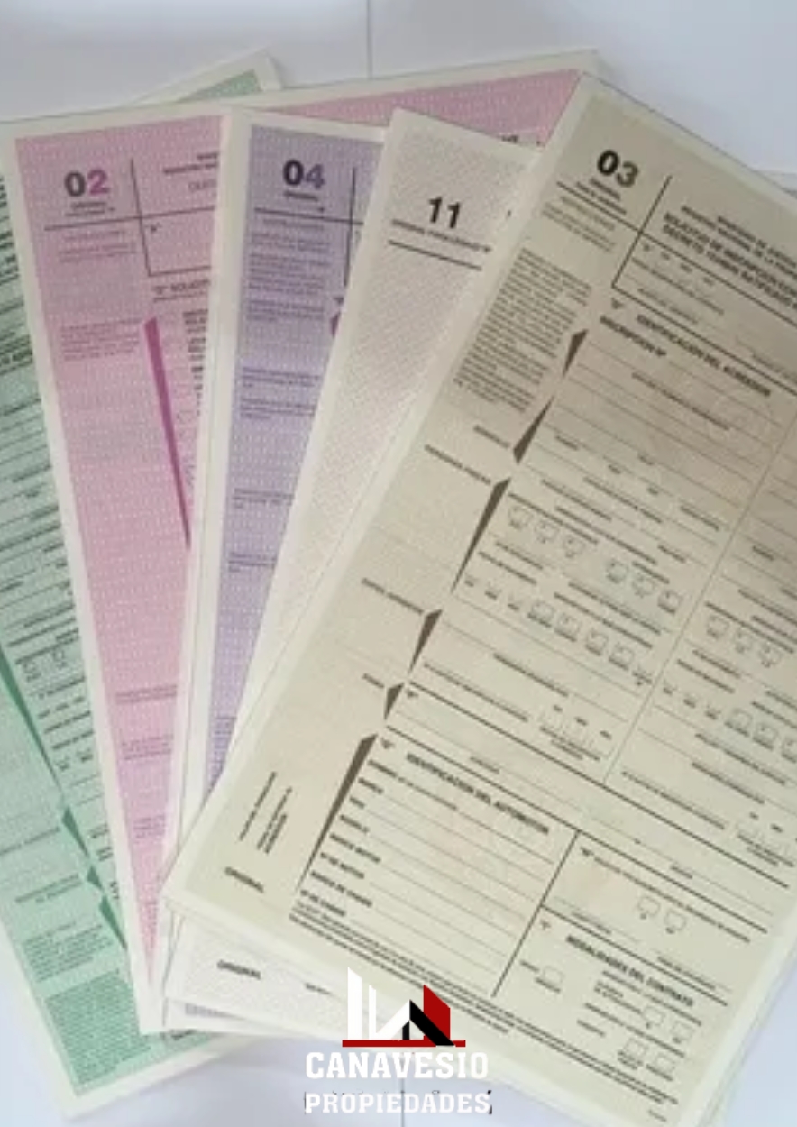 Gestoría del Automotor venta formularios automotor canavesio propiedades